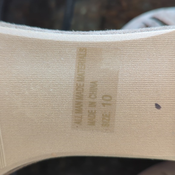 Charlotte Russe Fringe Ankle Faux Suede Pointy Toe Flat Shoes 10 Brown - Picture 14 of 16